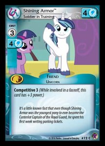 Shining Armor *Soldier in Training* - Marks in Time