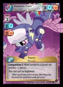 Rainbow Dash *One Winged Warrior* (V.1 - Ultra Rare) - Marks in Time