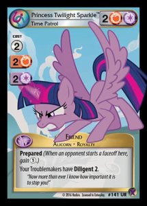 Princess Twilight Sparkle *Time Patrol* (V.1 - Ultra Rare) - Marks in Time