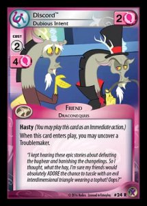 Discord *Dubious Intent* - Marks in Time
