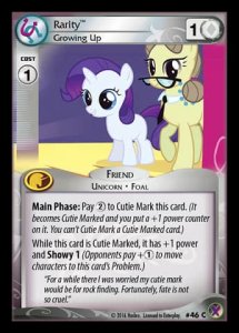 Rarity *Growing Up* - Marks in Time