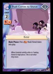 Push Comes to Shove - Marks in Time
