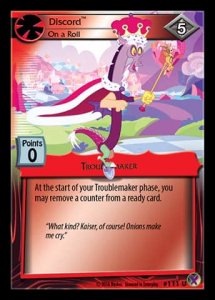 Discord *On a Roll* - Marks in Time