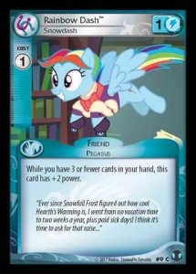 Rainbow Dash *Snowdash* (V.1 - Common) - Defenders of Equestria