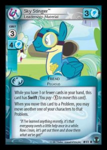 Sky Stinger *Leadership Material* - Defenders of Equestria