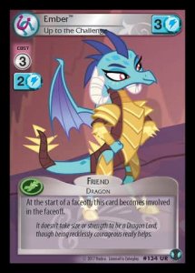 Ember *Up to the Challenge* - Defenders of Equestria