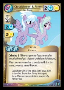 Cloudchaser & Flitter *Two on the Team* - Defenders of Equestria