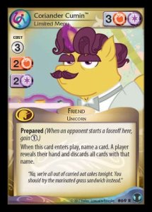 Coriander Cumin *Limited Menu* - Defenders of Equestria