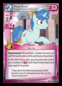 Party Favor *Sunset Festival Director* - Defenders of Equestria