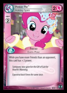 Pinkie Pie *Holiday Spirit* (V.1 - Common) - Defenders of Equestria