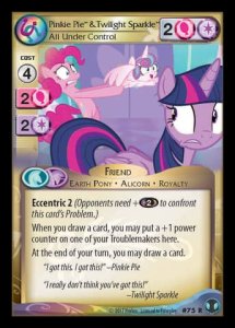 Pinkie Pie & Twilight Sparkle *All Under Control* - Defenders of Equestria