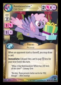 Rainbowshine *Gift Giver* - Defenders of Equestria