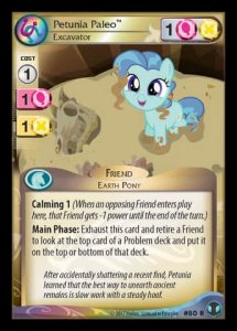 Petunia Paleo *Excavator* - Defenders of Equestria