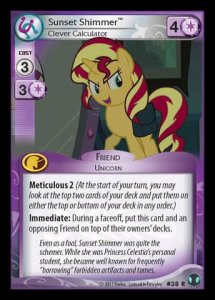 Sunset Shimmer *Clever Calculator* - Defenders of Equestria
