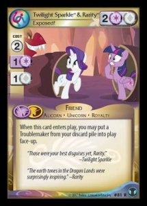Twilight Sparkle & Rarity *Exposed!* - Defenders of Equestria