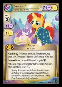 Sunburst *Royal Foalsitter* - Defenders of Equestria
