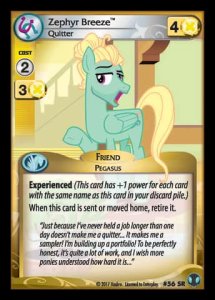 Zephyr Breeze *Quitter* - Defenders of Equestria