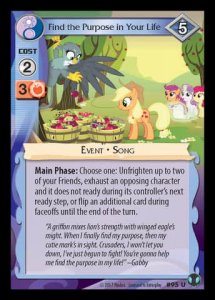 Find the Purpose in Your Life (V.1 - Uncommon) - Defenders of Equestria