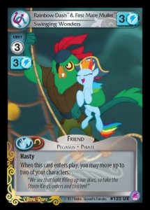 Rainbow Dash & First Mate Mullet *Swinging Wonders* - Seaquestria and Beyond