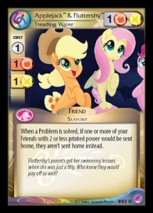 Applejack & Fluttershy *Treading Water* - Seaquestria and Beyond