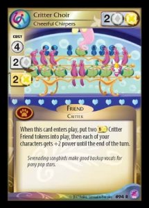 Critter Choir *Cheerful Chirpers* - Seaquestria and Beyond