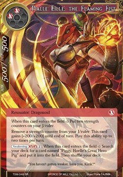Pialle Eille, the Flaming Fist - The Time Spinning Witch