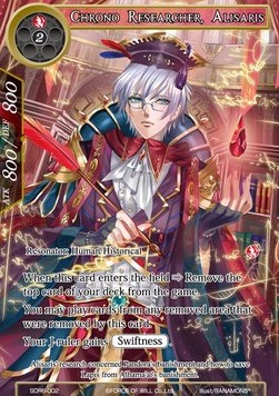 Chrono Researcher, Alisaris - Starter Deck: The Lost Tomes