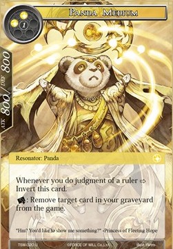 Panda Medium // Possessed Panda - The Time Spinning Witch
