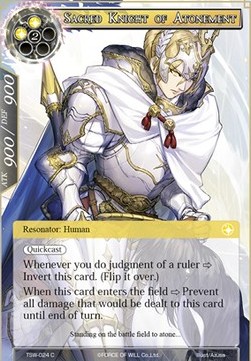 Sacred Knight of Atonement // Dark Knight of Conviction - The Time Spinning Witch