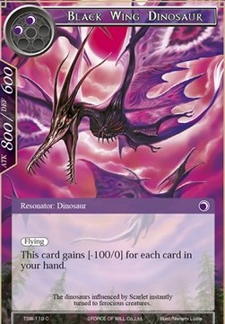Black Wing Dinosaur - The Time Spinning Witch