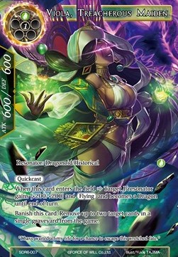 Viola, Treacherous Maiden - Starter Deck: The Lost Tomes