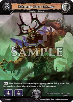 Behemoth, Razer of Armies (V.1) - Promos