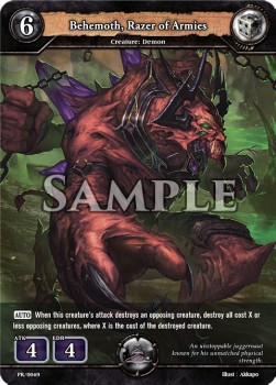 Behemoth, Razer of Armies (V.2) - Promos