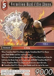Vermilion Bird l'Cie Zhuyu (5-011) - Opus V