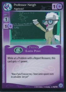 Professor Neigh *Algebraic!* (V.2 - Foil) - Premiere