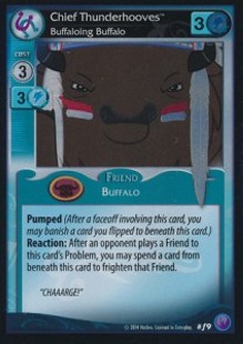 Chief Thunderhooves *Buffaloing Buffalo* (V.2 - Foil) - Canterlot Nights