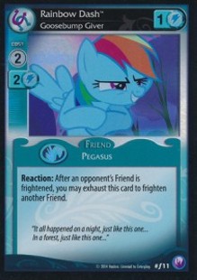 Rainbow Dash *Goosebump Giver* (V.2 - Foil) - Canterlot Nights