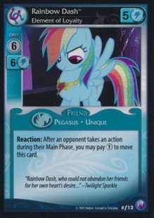 Rainbow Dash *Element of Loyalty* (V.2 - Foil) - Canterlot Nights