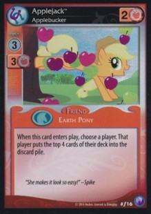 Applejack *Applebucker* (V.2 - Foil) - Canterlot Nights