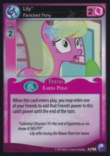 Lily *Panicked Pony* (V.2 - Foil) - Canterlot Nights