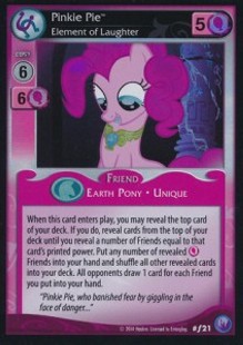 Pinkie Pie *Element of Laughter* (V.2 - Foil) - Canterlot Nights