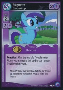Minuette *Clocked Up* (V.2 - Foil) - Canterlot Nights