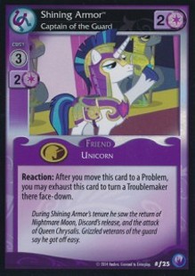 Shining Armor *Captain of the Guard* (V.2 - Foil) - Canterlot Nights
