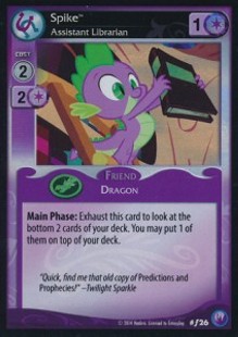 Spike *Assistant Librarian* (V.2 - Foil) - Canterlot Nights