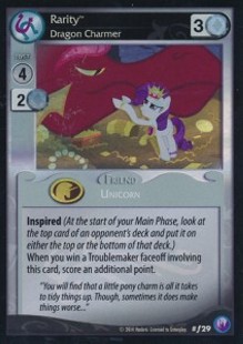 Rarity *Dragon Charmer* (V.2 - Foil) - Canterlot Nights