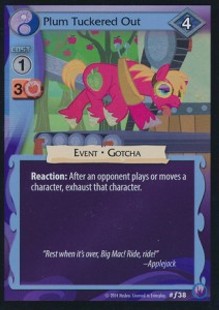 Plum Tuckered Out (V.2 - Foil) - Canterlot Nights