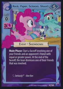 Rock, Paper, Scissors, Shoot! (V.2 - Foil) - Canterlot Nights