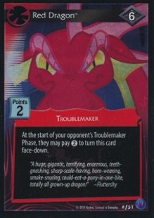 Red Dragon (V.2 - Foil) - Canterlot Nights