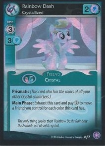 Rainbow Dash *Crystallized* (V.2 - Foil) - The Crystal Games