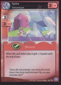 Spike *Statuesque* (V.2 - Foil) - The Crystal Games